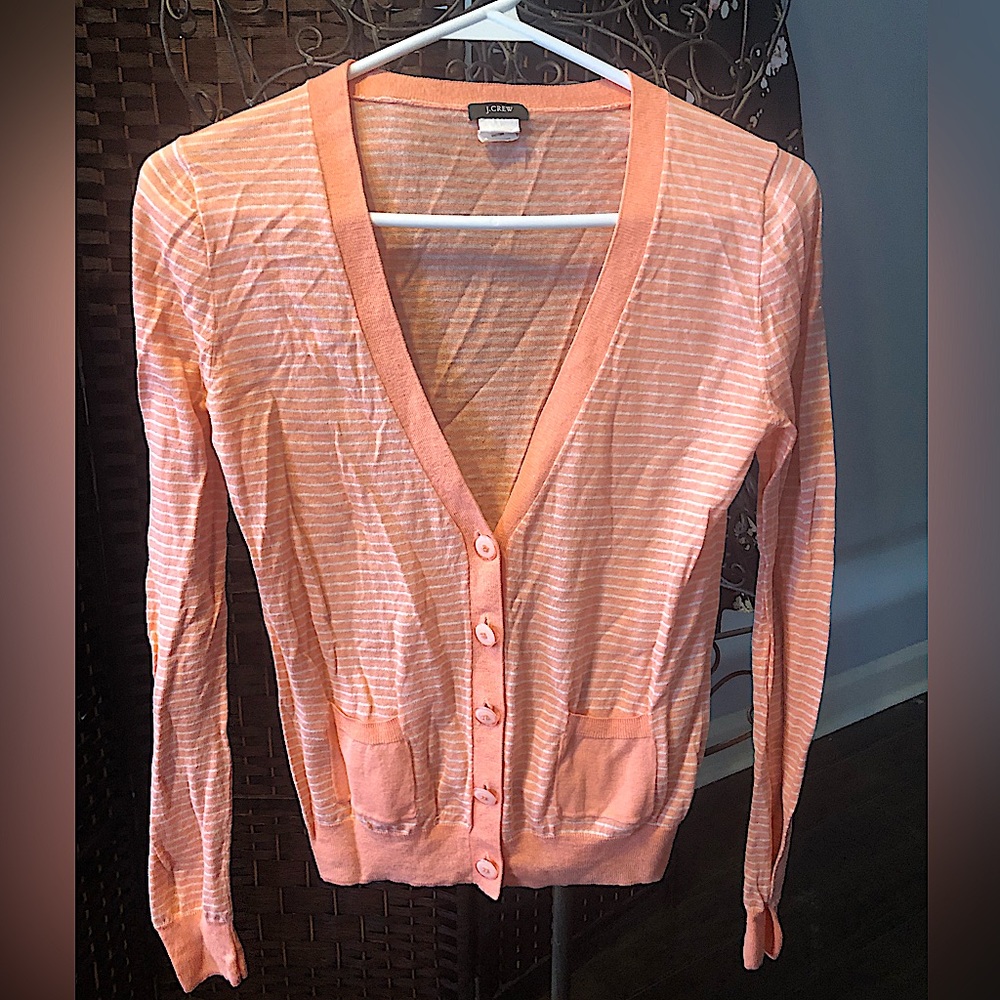 J CREW linen cotton blend cardigan 💞